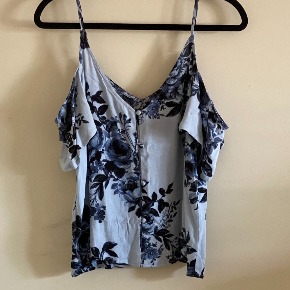 Off-the-Shoulder Floral Top